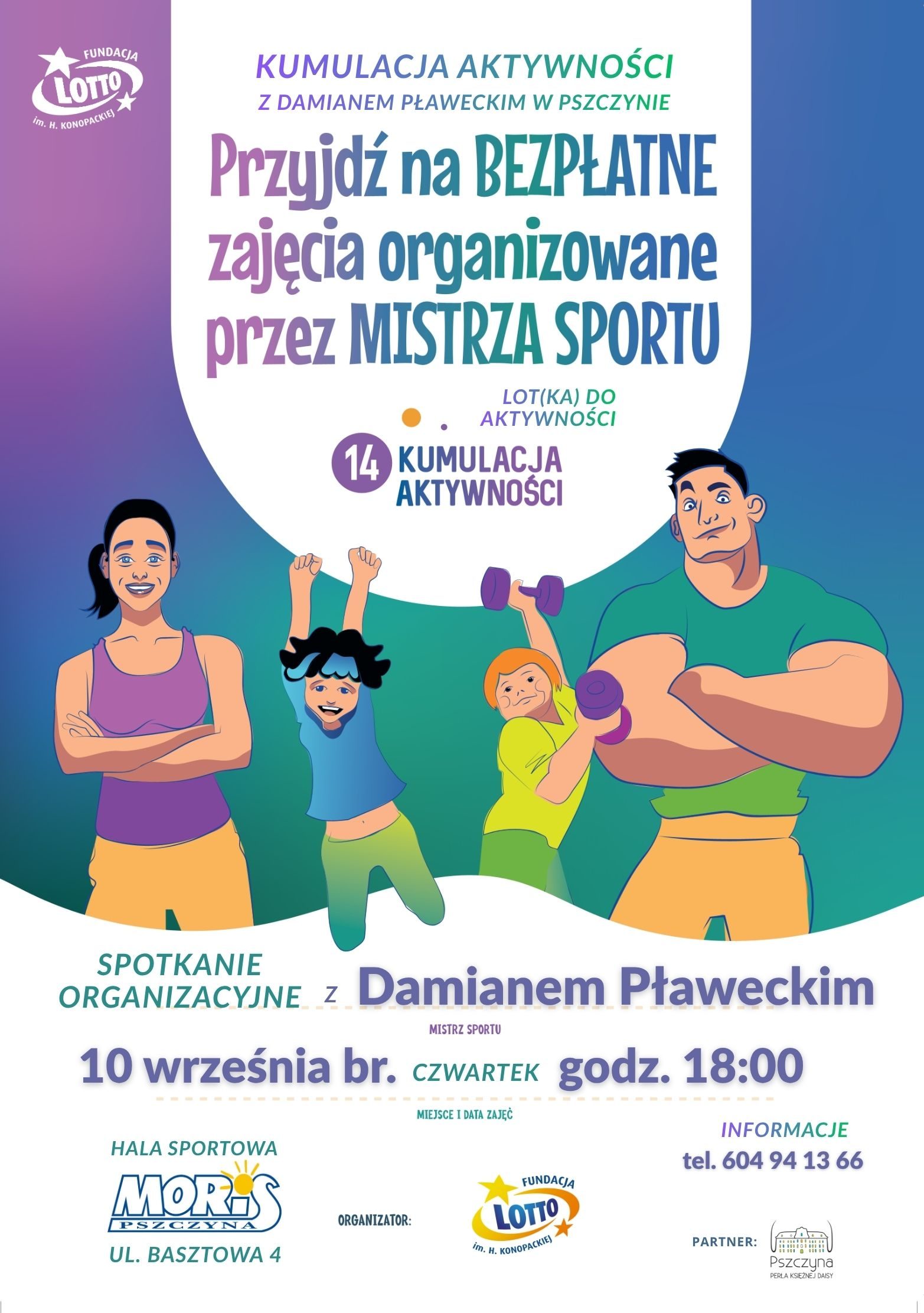 Bezpłatne zajęcia sportowe dla młodzieży w Pszczynie
